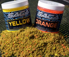 SAGA Crushed Boilies Orange